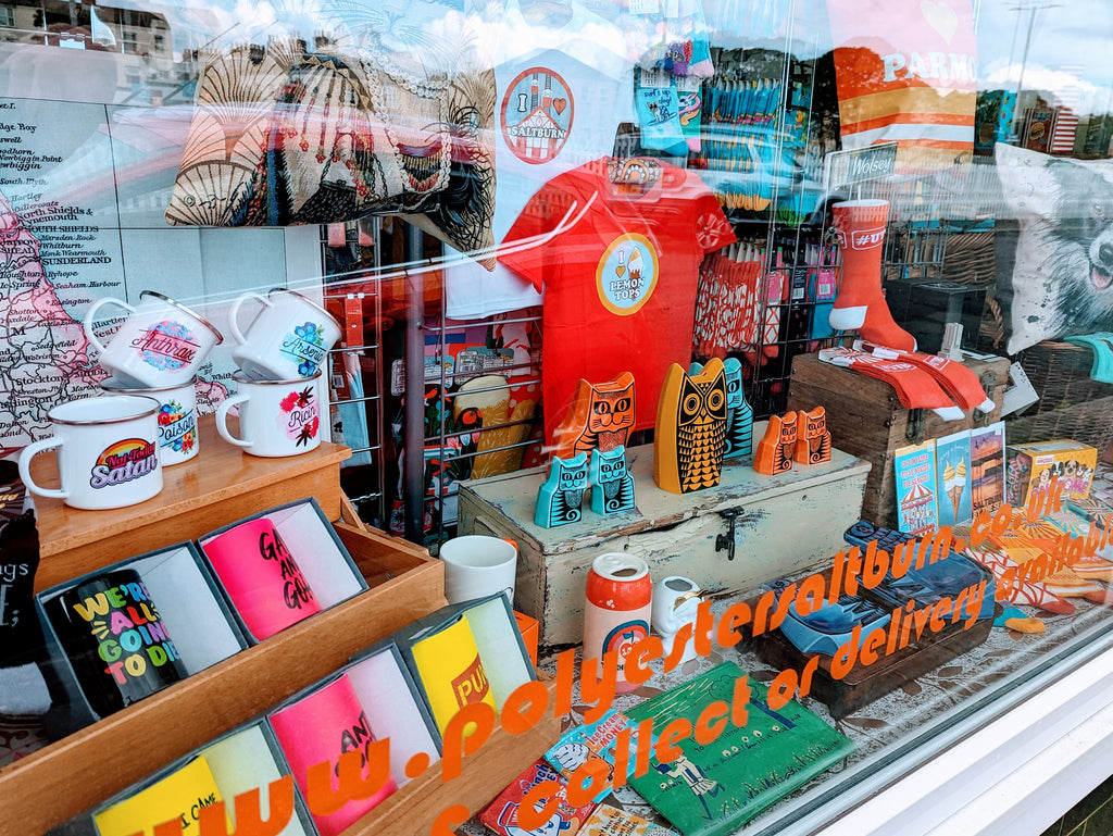 Discover Saltburn-by-the-Sea's hidden treasures at Polyester: your quirky independent gift shop!