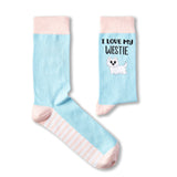I love my Westie socks size 6-11