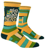 Big 'Ol World Nerd Men's crew Socks