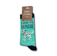 I love my Dalmatian novelty socks size 4-8