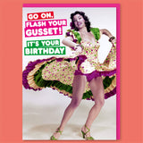 Dean Morris Cards - Go On, Flash Your Gusset Greeting Card