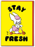 Brainbox Candy - Funny Greetings Card - Stay Fresh by Magda Archer