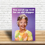 Dean Morris Cards (US Duties and Taxes Paid) - Old Slapper Greeting Card