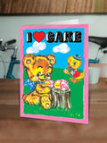 Brainbox Candy - Funny Greetings Card - I Love Cake by Magda Archer