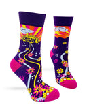 Here Comes The Sun Women's Crew Socks by fabdaz