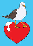 Bite Your Granny - I Love Seagulls Greetings Card 