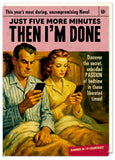 Dean Morris Cards (US Duties and Taxes Paid) - Five more minutes then I'm done Greeting Card