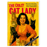 Dean Morris Cards (US Duties and Taxes Paid) - Crazy cat lady Greeting Card