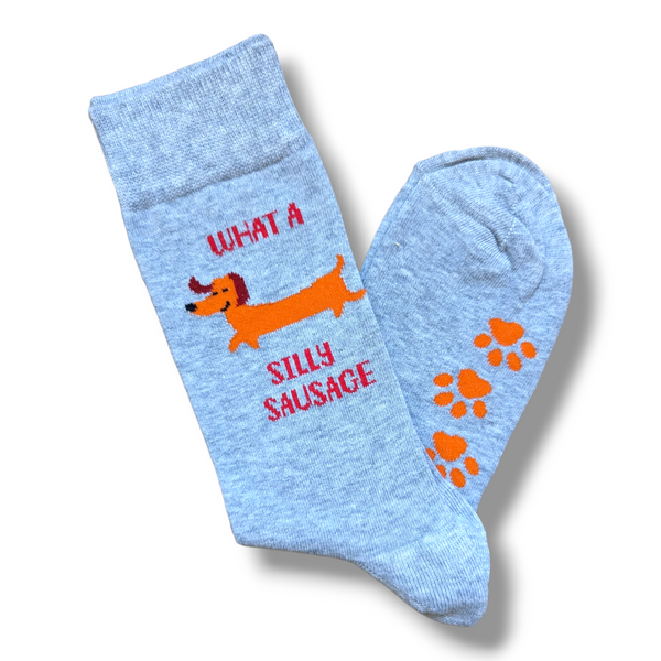 What a silly sausage socks size 6-11