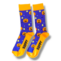 Halloween pumpkin socks