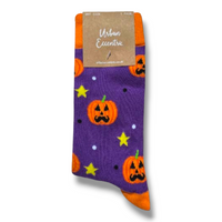 Halloween pumpkin socks