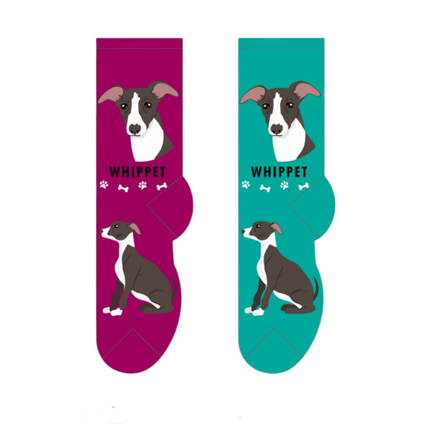 Whippet dog socks - one size adults