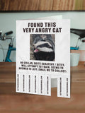 Brainbox Candy - Funny Greetings Card - Very Angry Cat by Brainbox Candy