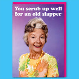 Dean Morris Cards (US Duties and Taxes Paid) - Old Slapper Greeting Card