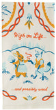 High On Life Tea Towel by Blue Q