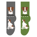 Jack Russell dog socks - one size adult novelty socks for dog lovers