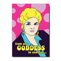 Pat Butcher Goddess Inspired Greeting Card