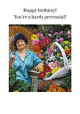 HARDY PERENNIAL birthday card