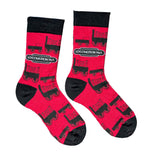 Northeast Industrial Heritage socks - 3 pairs gift set - Tees Transporter Bridge, Steelworks & Locomotion No.1