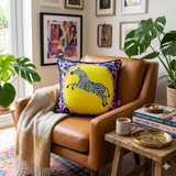 Zebra Cushion cover by The Neighbourhood Threat
