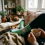 Home is Wherever My Dog is Women's Crew Socks