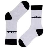 Northeast Industrial Heritage socks - 3 pairs gift set - Tees Transporter Bridge, Steelworks & Locomotion No.1
