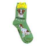 Jack Russell dog socks - one size adult novelty socks for dog lovers