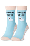 I love my Westie cotton-rich crew socks size 6-11