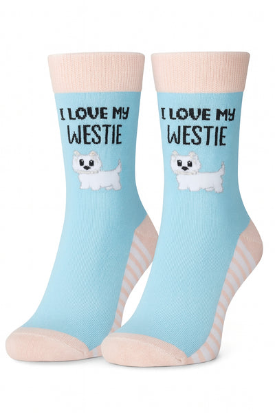 I love my Westie cotton-rich crew socks size 6-11