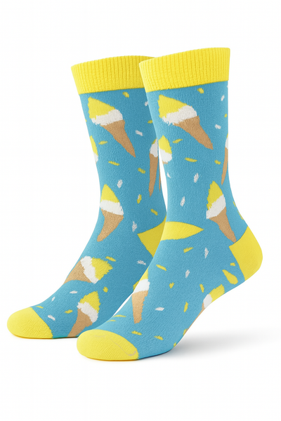Lemon Top Ice Cream socks
