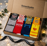 Teesside socks - four pairs - letterbox gift set