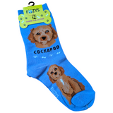 FOOZYS Fun Socks - Cockapoo dog socks - one size adults