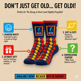 Oldi Socks - Funny Gift Socks for Dad, Grandad or Husband UK Size 6–12
