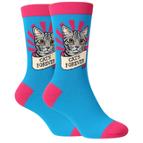 Cats Forever socks - women's size 4-8