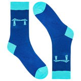 Northeast Industrial Heritage socks - 3 pairs gift set - Tees Transporter Bridge, Steelworks & Locomotion No.1