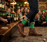 St Patrick's Day men's socks size 7.5 - 11.5