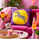 Zebra Cushion cover by The Neighbourhood Threat
