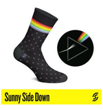 Sunny Side Down socks - inspired by Pink Floyd