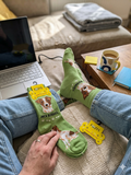 Jack Russell dog socks - one size adult novelty socks for dog lovers