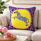 Zebra Cushion cover by The Neighbourhood Threat