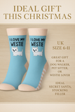 I love my Westie cotton-rich crew socks size 6-11