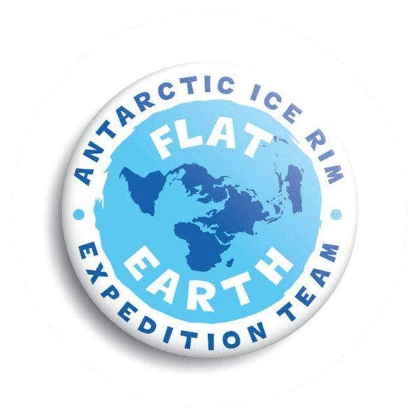 Flat Earth Antarctic Ice Rim Expedition Team badge