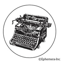Vintage Typewriter badge