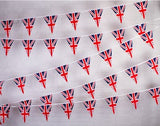 Union Jack Bunting King Charles III Coronation 100% Cotton - 5 metres