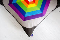 Claire Alderdice Textiles Rainbow Cushion