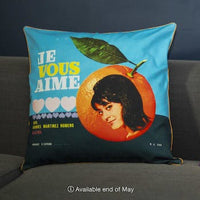 Je Vous Aime Oranges - Coolkitsch Cushion