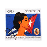 Federacion de las Mujeres Cubanas tea towel