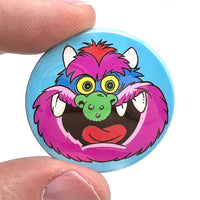 My Pet Monster 1980s Inspired Badge