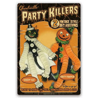 Kreepy Kat + Party Pumpkin Party Killers Halloween Decorations