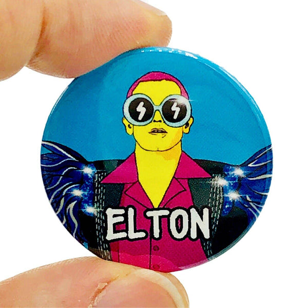 Elton John Badge 